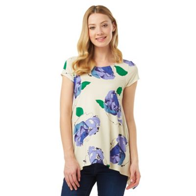 Phase Eight Ivory And Multi Lilymae Floral Top